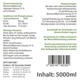 Wasserstoffperoxid 3,5% 5,0 Liter